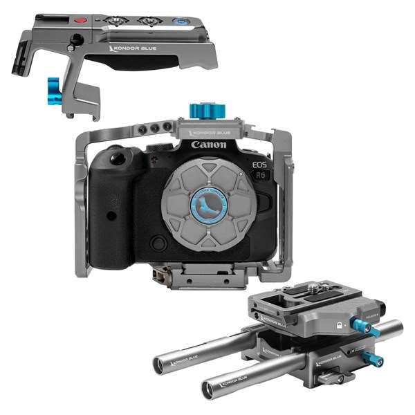 Kondor Blue Canon R5 Base Rig MKII (R5/R6/R) Space Grey