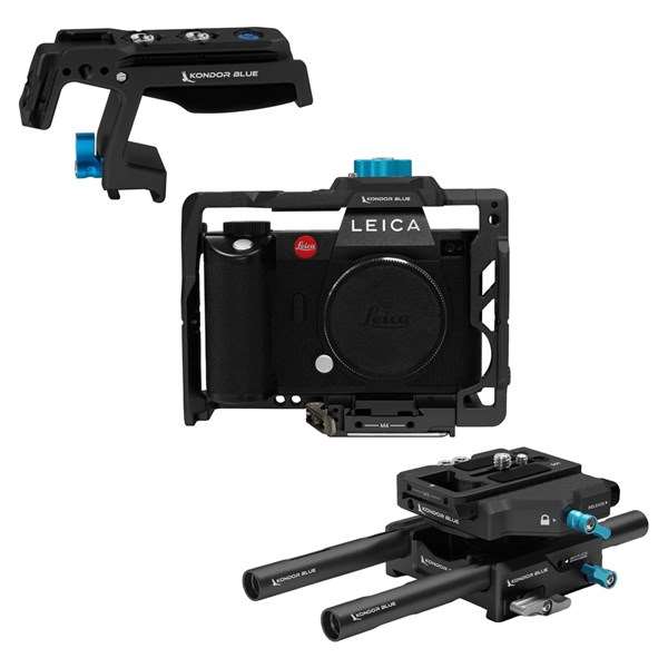 Kondor Blue Leica SL2S/SL2/SL Base Rig MKII Raven Black