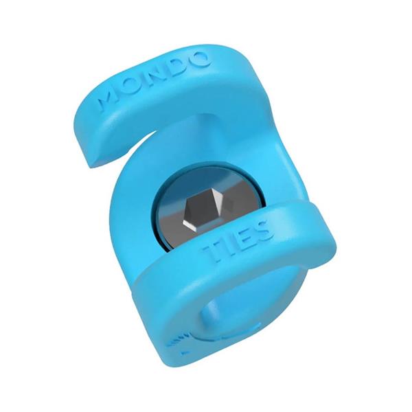 Kondor Blue Mondo Ties Cable Clips 1/4-20 5pc Blue