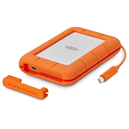 LaCie 4TB Rugged Thunderbolt & USB-C Portable Hard Drive