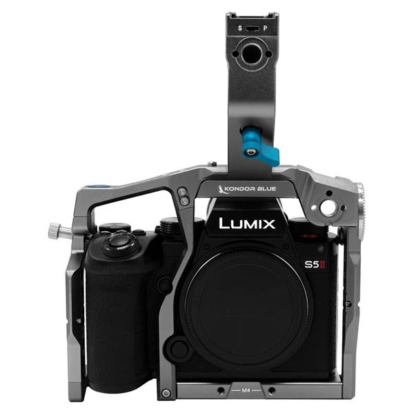 Kondor Blue Panasonic DC-S5II/X Cage With Top Handle Space Grey