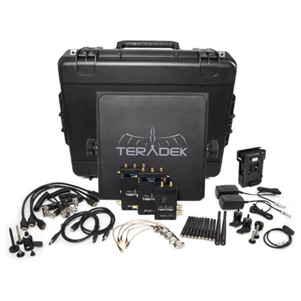 Teradek Bolt Pro 1000 HD-SDI / HDMI Wireless Video TX / 2RX Deluxe Kit with V Mount