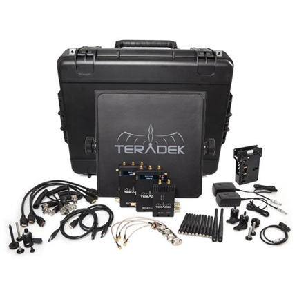 Teradek Bolt Pro 3000 HD-SDI / HDMI Wireless Video TX / 2RX Deluxe Kit with Gold Mount
