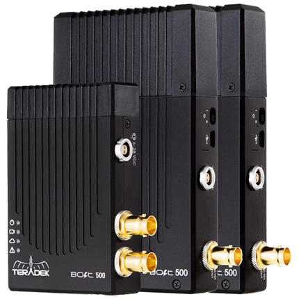 Teradek Bolt Pro 500 Wireless HD-SDI Transmitter / 2x Receiver Set