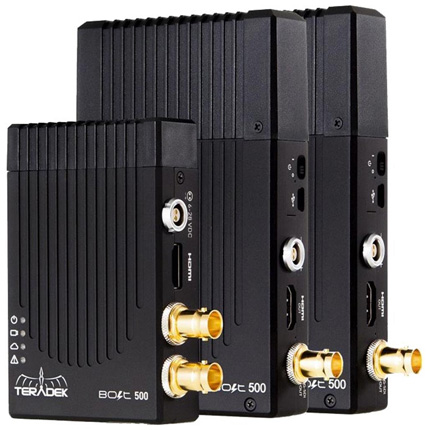 Teradek Bolt Pro 500 Wireless HD-SDI  / HDMI Dual Format Transmitter / 2x Receiver Set