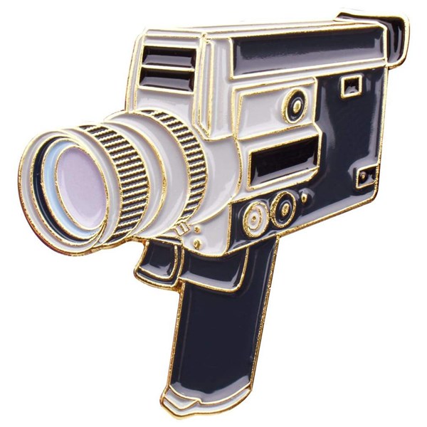 Official Exclusive Canon Super 8 8mm / 16mm Cine Camera Pin Badge