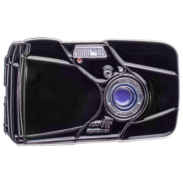 Official Exclusive Olympus Mju II - Black Camera Pin Badge
