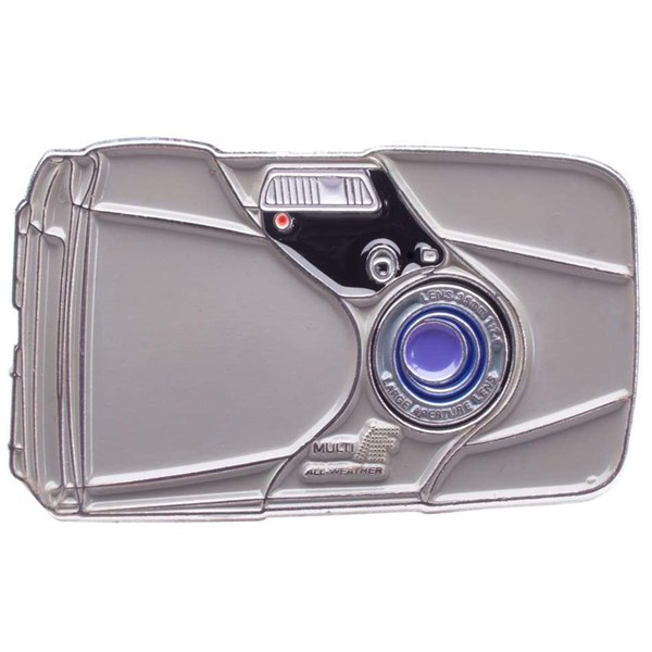 Official Exclusive Olympus Mju II - Champagne Gold Camera Pin Badge