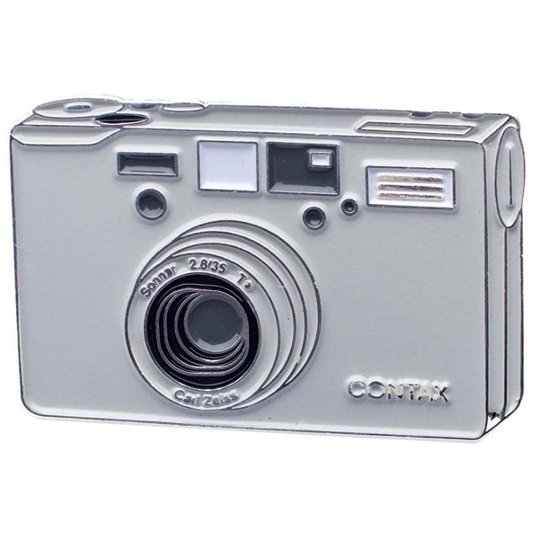 Official Exclusive Contax T3 with Carl Zeiss Sonnar 2.8/35 Camera Pin Badge