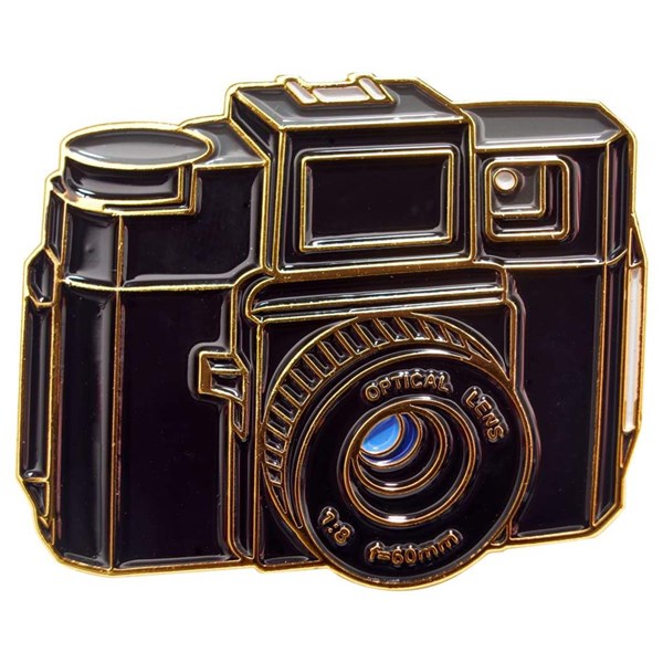 Official Exclusive Holga 120N Camera Pin Badge