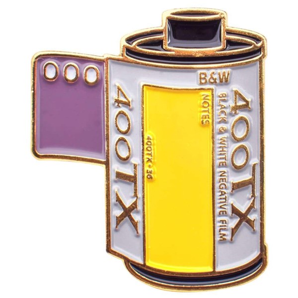 Official Exclusive Kodak Tri-X 400 35mm Film Cannister Pin Badge