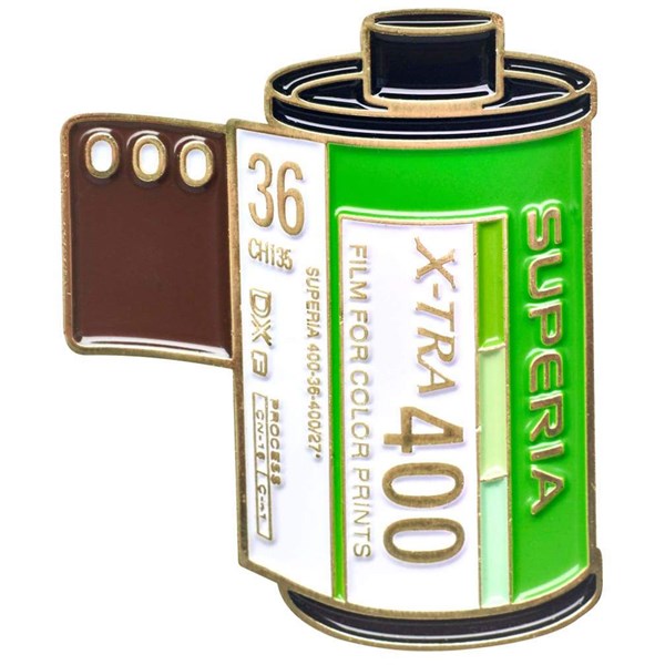 Official Exclusive Fujifilm Superia 400 35mm Film Cannister Pin Badge