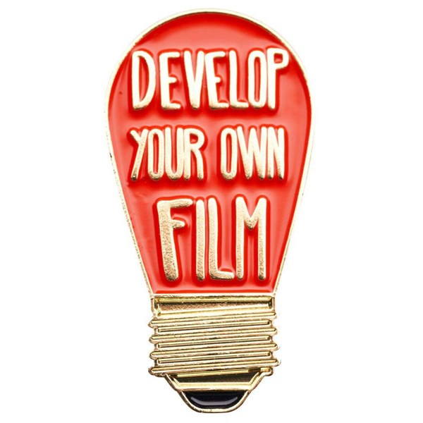 Official Exclusive Darkroom Red Bulb Screw Thread Pin Badge