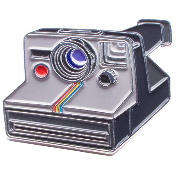 Official Exclusive Polaroid One-Step Rainbow SX-70 Instant Camera Pin Badge