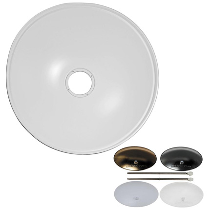 Elinchrom 70cm Softlite White Beauty Dish + Deflectors