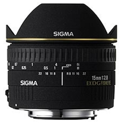 Sigma 15mm f/2.8 EX DG Diagonal Fisheye Lens Nikon F