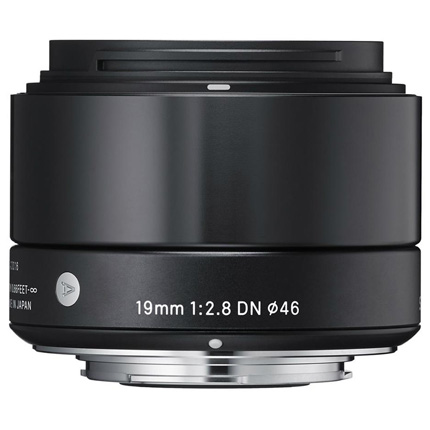Sigma 19mm f/2.8 DN A Black Micro Four Thirds Lens