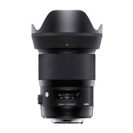 Sigma 28mm f/1.4 lens DG HSM Art Canon mount