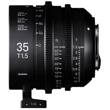 Sigma 35mm T1.5 FF High Speed Prime Cine Lens PL Mount