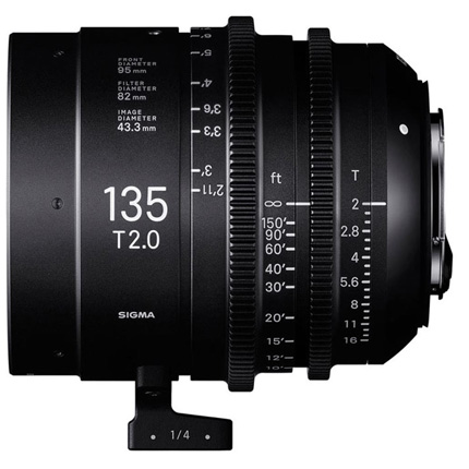 Sigma 135mm T2 FF High Speed Prime Cine Lens PL Mount