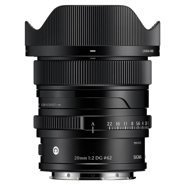 Sigma 20mm f/2 DG Contemporary Lens Black for Sony E