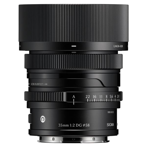 Sigma 35mm f/2 DG Contemporary Lens Black for Sony E