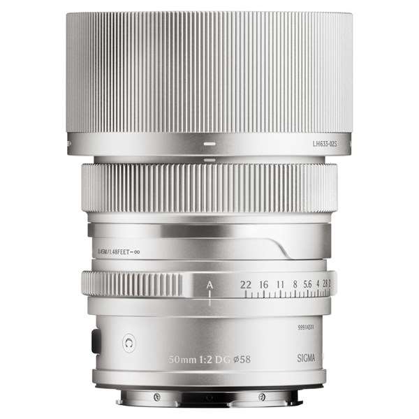 Sigma 50mm f/2 DG Contemporary Lens Silver for L Mount