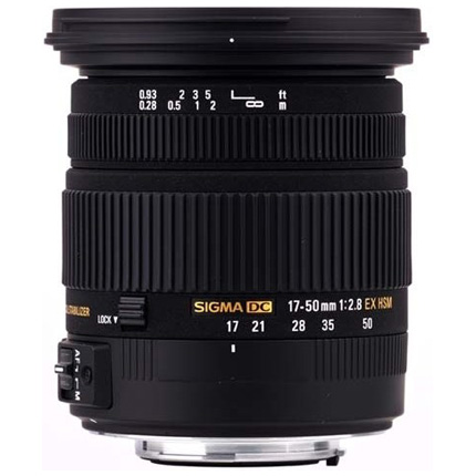 Sigma 17-50mm f/2.8 EX DC OS HSM Lens Canon EF