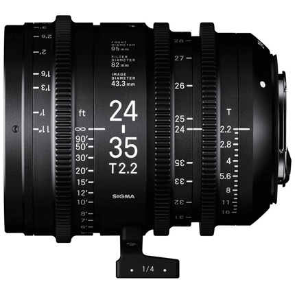 Sigma 24-35mm T2.2 FF High Speed Zoom Cine Lens Canon EF
