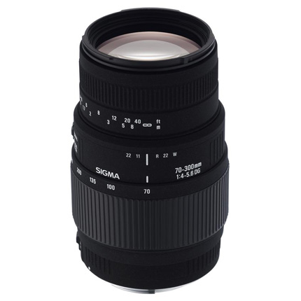 Sigma 70-300mm f/4.0-5.6 DG Macro Lens - Canon Fit