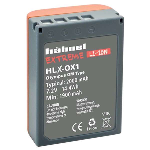 Hahnel Extreme HLX-OX1 Battery Replacement for Olympus BLX-1