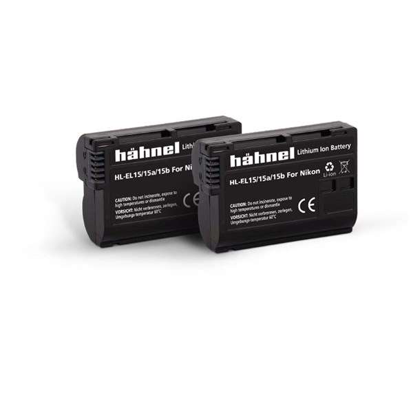 Hahnel HL-EL15 Nikon Replacement Battery Twin Pack