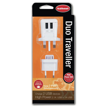 Hahnel Duo Traveller - Dual USB Charger