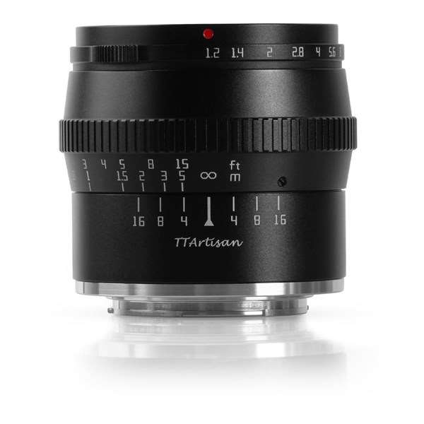 TTArtisan 50mm f/1.2 Lens for Sony E Black