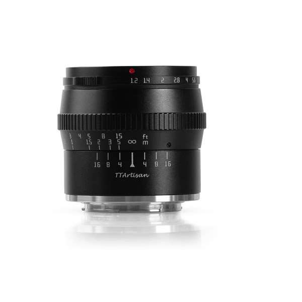 TTArtisan 50mm f/1.2 Lens for Fujifilm X Black