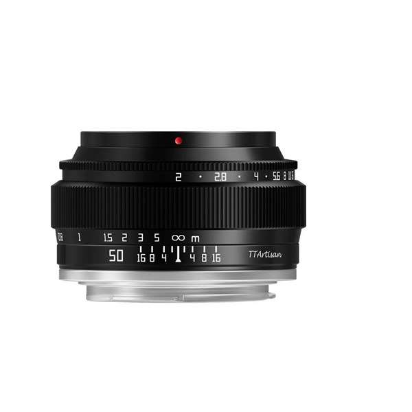 TTArtisan 50mm f/2 Lens for Fujifilm X Black