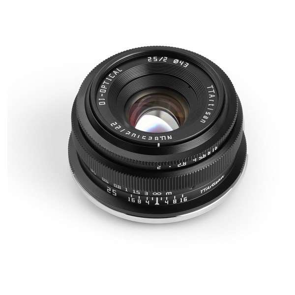 TTArtisan 25mm f/2 APS-C Lens for Fujifilm X Mount Black