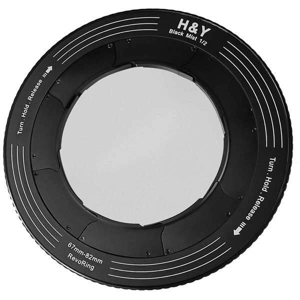 H&Y REVORING Black Mist 1/2 Filter 67-82mm