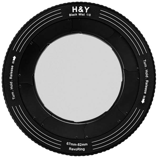 H&Y REVORING Black Mist 1/8 Filter 67-82mm