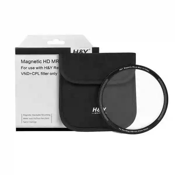 H&Y Black Mist 1/4 Magnetic Filter with REVORING VND+CPL Bundle 46-62mm