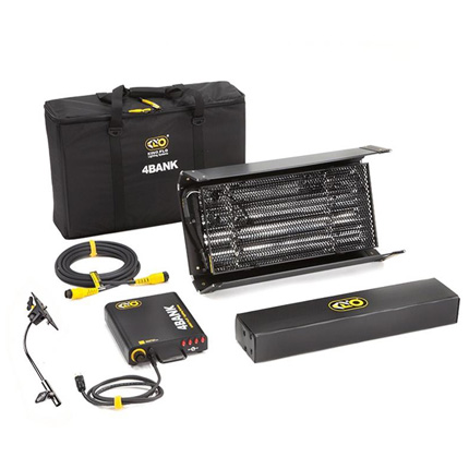 Kino Flo KIT-244B-230U 2ft 4Bank Select Lighting Kit 