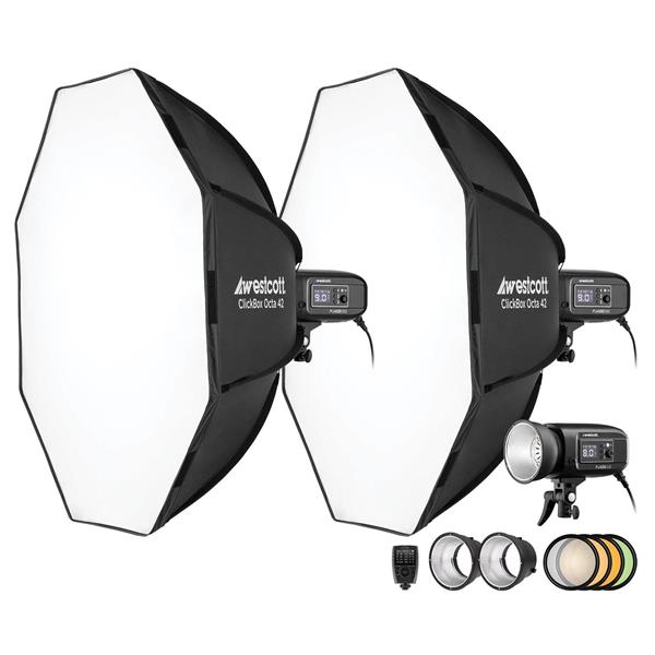 Westcott FJ400-SE 3-Light Studio Strobe Kit with FJ-X3 M Universal Wireless Trigger (220V)