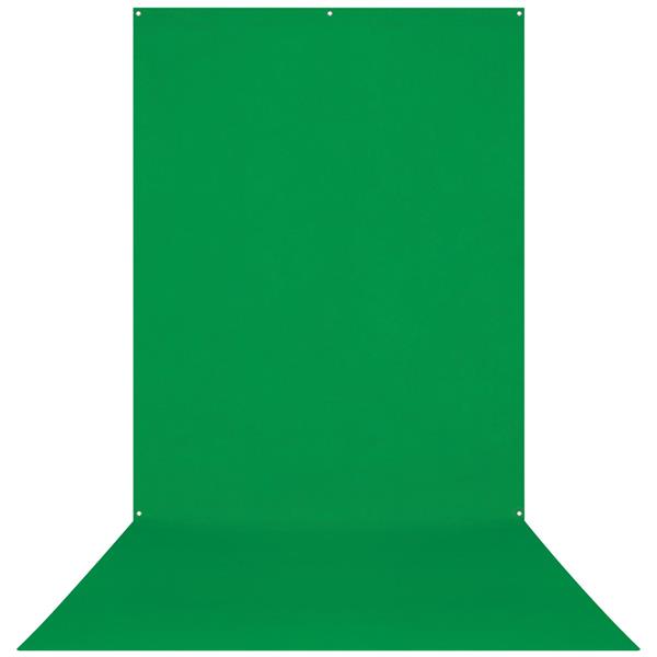 Westcott X-Drop Wrinkle-Resistant Backdrop - Chroma-Key Green Sweep (5' x 12')
