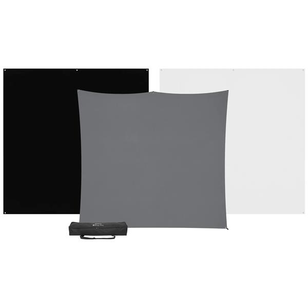 Westcott X drop Pro 3 pack kit 240x240cms - 8x8ft