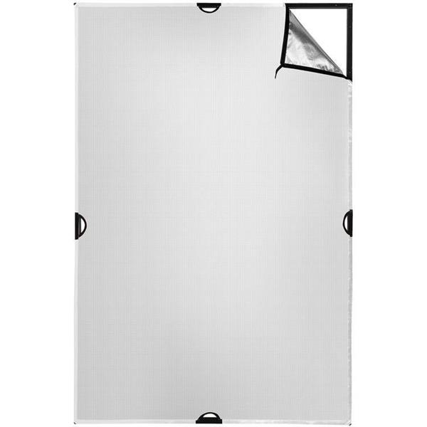 Westcott Scrim Jim Silver/White 1.2x1.8m