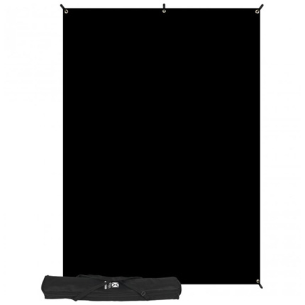 Westcott X-Drop 5' x 7' Wrinkle-Resistant Backdrop (Black) (578)