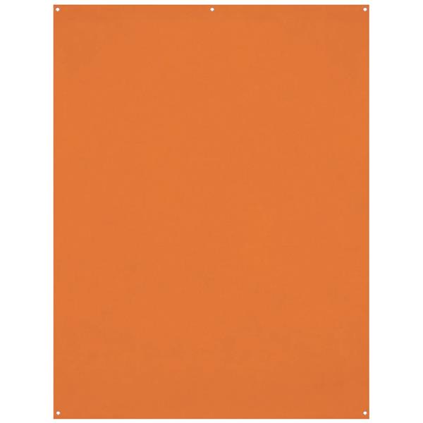 Westcott X-Drop Wrinkle-Resistant Backdrop - Tiger Orange (5' x 7')