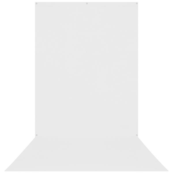 Westcott X-Drop Wrinkle-Resistant Backdrop - High-Key White Sweep (5' x 12')