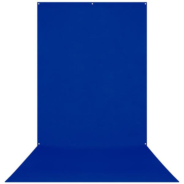 Westcott Wrinkle-Resistant Backdrop - Royal Blue / Chroma-Key Blue (5' x 12')