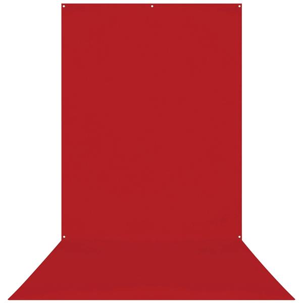 Westcott X-Drop Wrinkle-Resistant Backdrop - Scarlet Red (5' x 12')